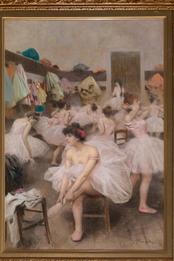 La scuola di ballo, 1901 - Assicoop, Unipol Collection, Modena, Emilia Romagna